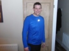 Warwick Mackenzie in his running kit